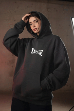 Savage Midnight Comfort Oversized Hoodie