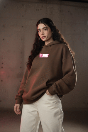 Urban Blunt Mocha Cozy Oversized Hoodie