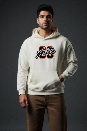 Yhite 60 Core White Hoodie