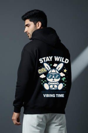 Stay Wild Aero Black Hoodie