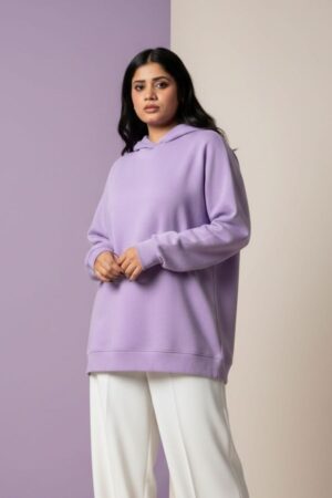Dark Lavender Oversized Hoodie