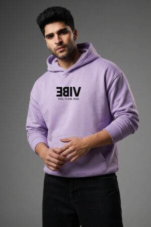 Bold Vibe Lilac Comfort Hoodie