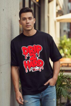 Men's Drip Hard Oversized T- Shirt