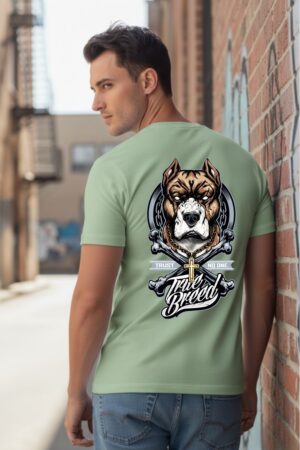 Men's True Breed Pastel Green Classic T- Shirt