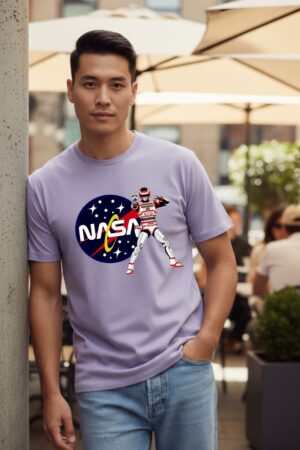 Men's Nasa Lavender Classic T- Shirt