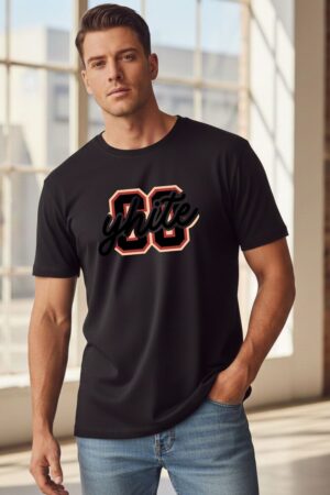 Men's 06 Yhite Black Classic T- Shirt