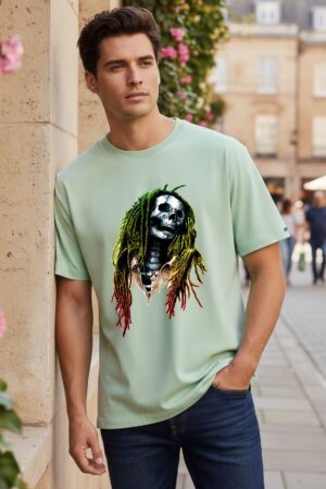 Men's Dread Reaper Pastel Green Classic T- Shirt