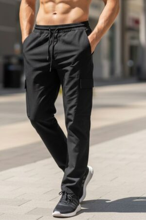 Men’s Black Atlas Utility Joggers